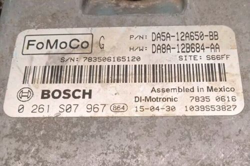 19a047  ford lincoln explorer mkt mks taurus ecu  da5a-12a650-bb