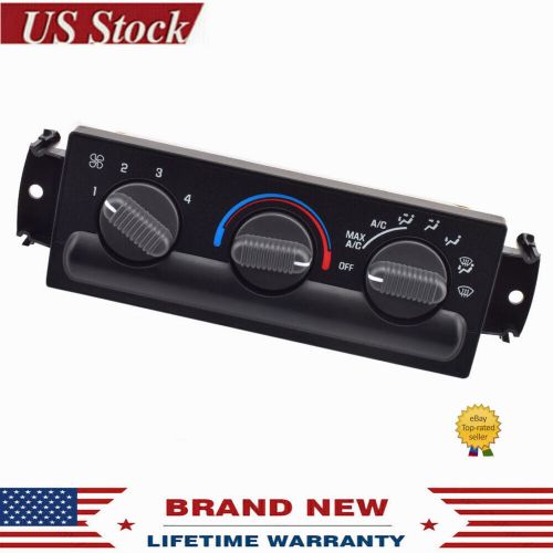 Heater a/c climate control panel for chevrolet blazer s10 gmc sonoma 16250545