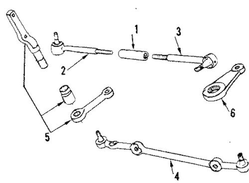 Genuine ford pitman arm pc3z-3590-e