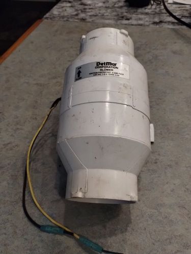 Det-mar 3&#034; in line bilge blower pre-owned