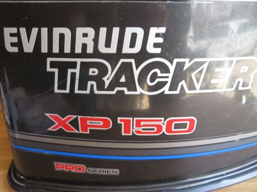 Evinrude tracker xp 150 pro series outboard engine cover top cowl