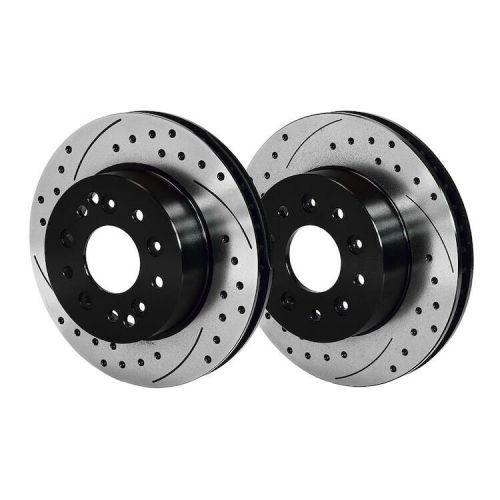 Vette 1975-1982 wilwood fr &amp; rear drilled and slotted brand new brake rotors