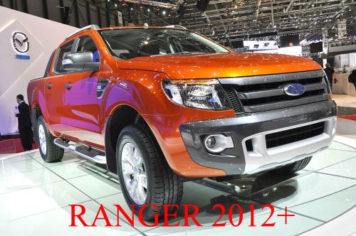 Gloss black door handle cover for ford ranger 2012 - 2020 double cab mazda bt-50