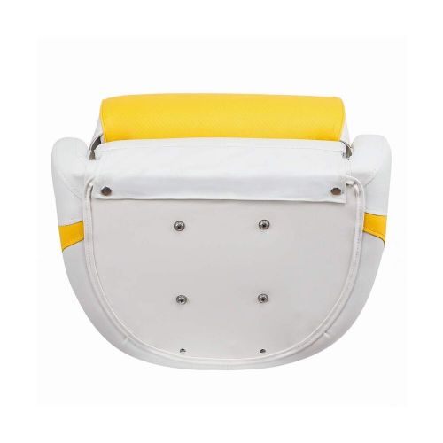 Msc captain boat seat (white/yellow) white/yellow