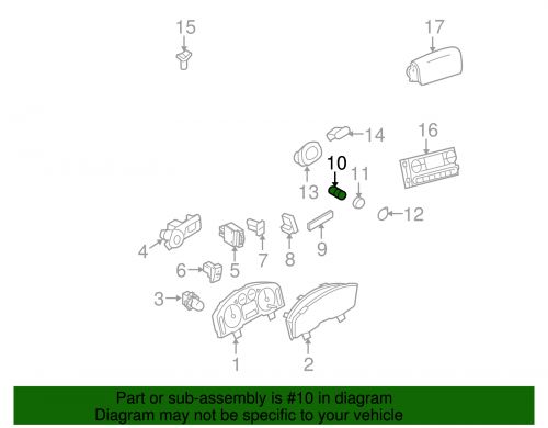 Genuine ford power outlet 6r3z19n236a