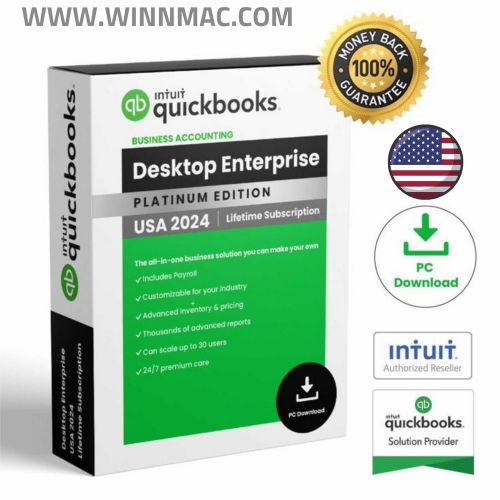 Quickbooks desktop enterprise 24 - pro plus - premier plus |read description|