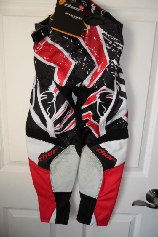 Thor youth mx pants size 24