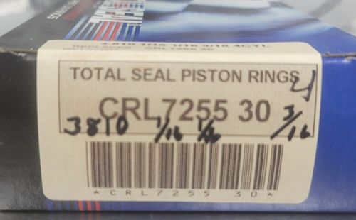 Total seal crl7255 30 classic race rings 3.810 bore 1/16 x 1/16 x 3/16