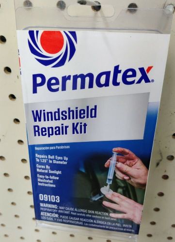 Permatex windshield repair kit, for cracks, stars, chips &amp; bulll&#039;s-eyes