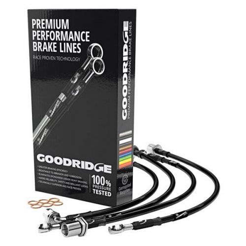 Goodridge stainless steel front and rear brake line for 87-93 mercedes c class