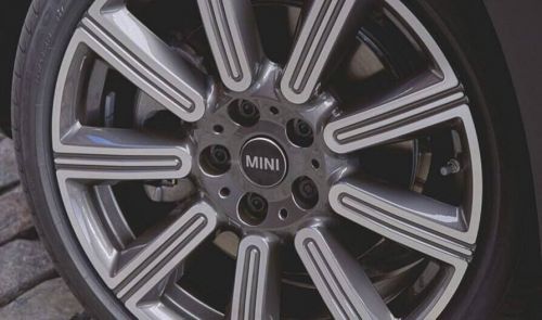 Genuine mini floating level centre alloy wheel hub caps 36122469709 set of 4 21b