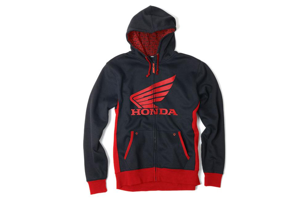 Factory effex honda racing limit zip up hoody adult