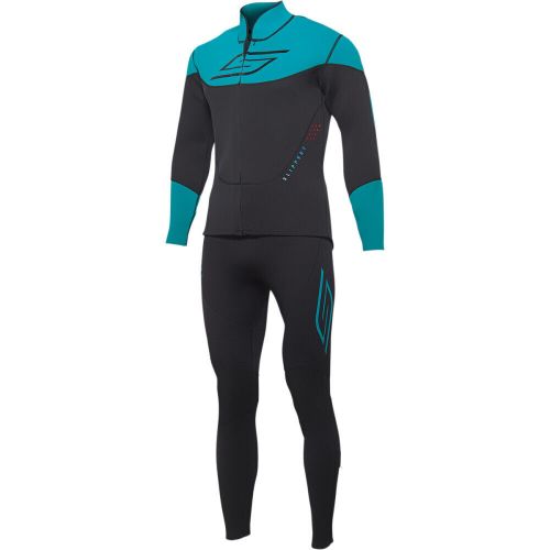 Slippery breaker wetsuit - black/aqua | 2xl