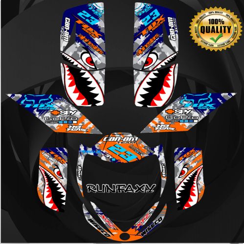 Can am ds 650 bombardier kit graphics decals stickers ds650 canam atv quad wrap