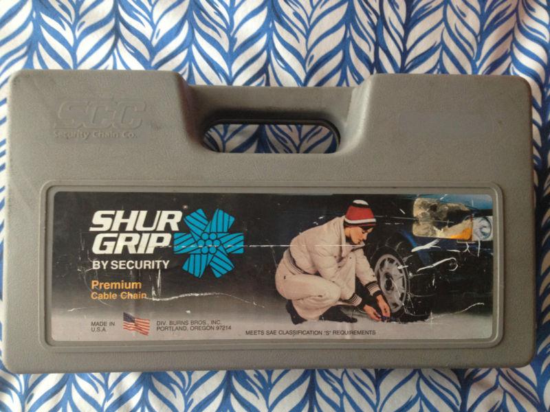 Shur grip by security - premium cable chain for 13 inch tires