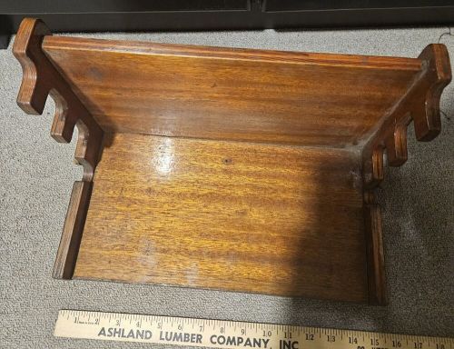 1966 boston whaler currituck boat original mahogany fishing rod box side  guide