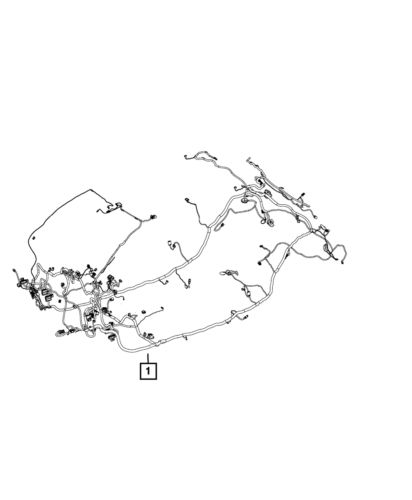 Genuine mopar body wiring 68415525ab