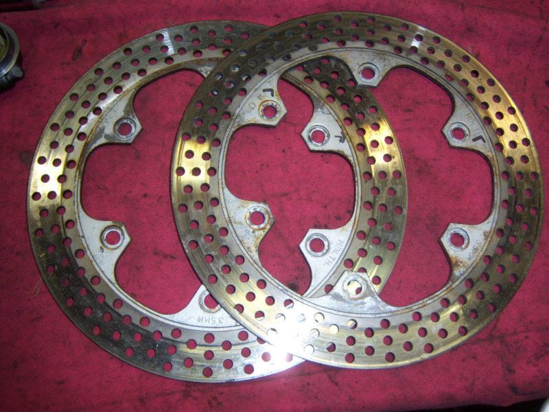 1988 hurricane cbr 600 f1 cbr600 600f1 front brake rotors discs 87 88 89 90 disc