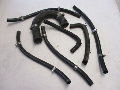 0312479 lot of 7 omc v6 sterndrive water pump cooling recirculation hoses