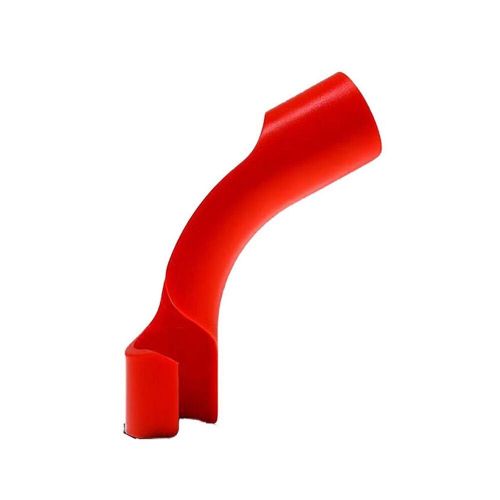 Precision shaped hose bender for heavy duty fuel containers no fuel waste