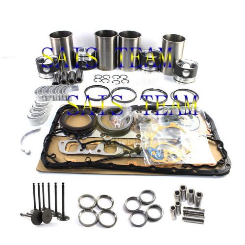 N844 engine rebuild kit for shibaura w/valves ring gasket set bearing tractor