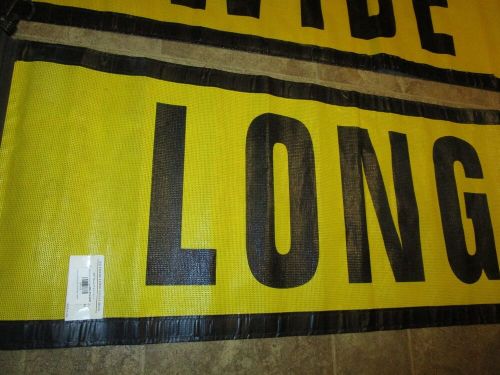 Oversize warning products oversize load sign banners 18x84 lot of 3 never used