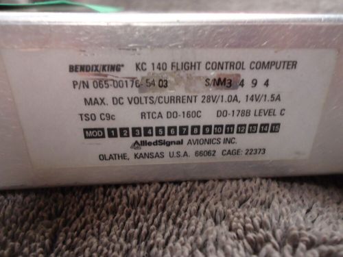 Bendix/king kc-140 flight computer 065-00176-5403 - used avionics