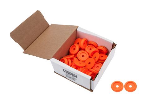 Body bolt washer plastic fluorescent orange 50pk