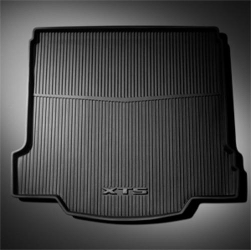 2013 cadillac xts rear premium all weather black cargo floor mats 22757770