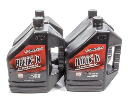 15w50 break-in oil case 4x1 gallon