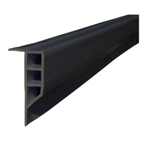 Dock edge standard pvc full face profile - 16&#039; roll - black