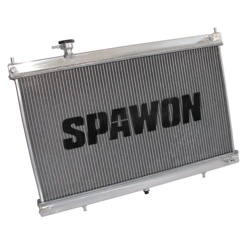 Spawon aluminum radiator for 2014-2020 nissan rogue 2.5l 2.0l 3 rows l4 at 13431