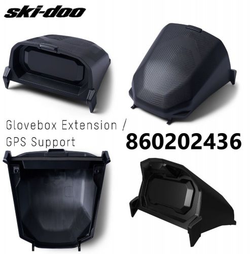 Ski-doo oem rev gen5- glovebox extension/gps support-860202436