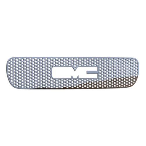 Gmc sierra ld 00-02 stainless circle punch front metal grille trim cover insert