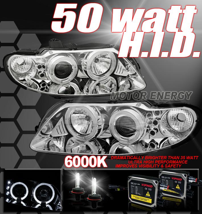 04-06 pontiac gto led projector headlights lamp+50w hid