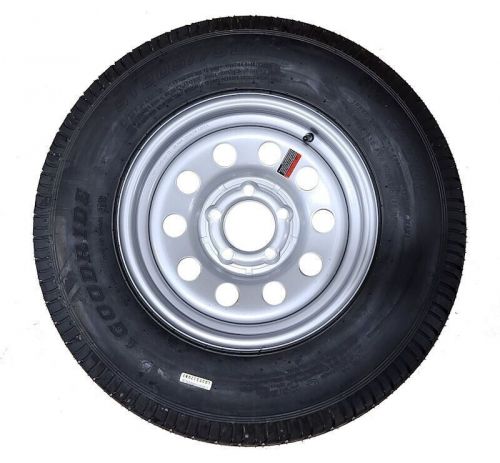 G00dride st205/75d-14&#034; tire &amp; silver modular rim, load range c