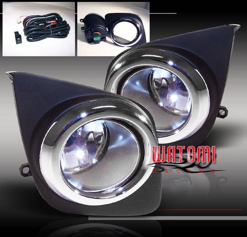 09-11 toyota rav4 bumper driving fog lights lamp clear