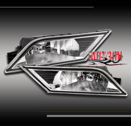 11-13 honda odyssey ex ex-l lx bumper chrome fog light w/bulb+harness left+right