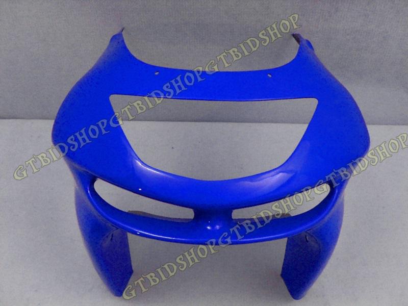 Universal head fairing for kawasaki zx6r zx 6r zx-6r ninja ( 1998 - 1999 ) blue