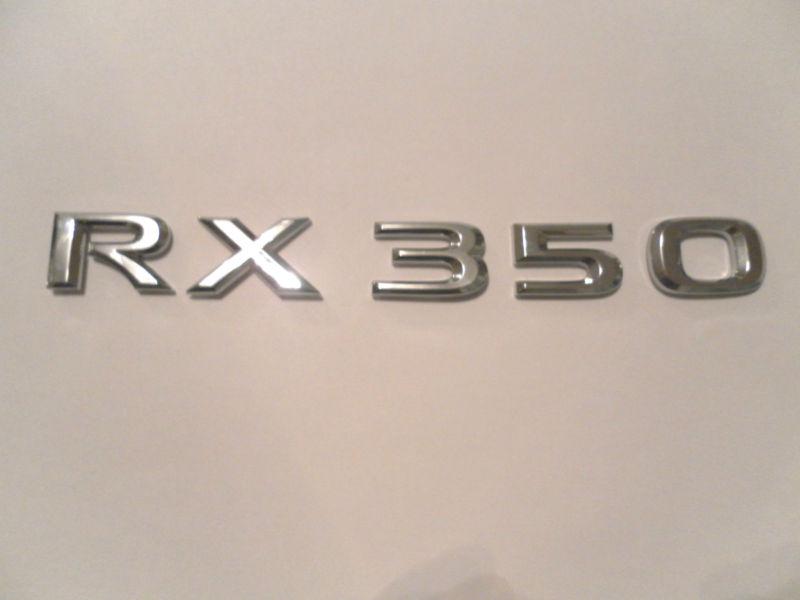 Lexus rx 350 trunk emblem