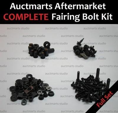 Honda cbr 929 rr 2000 2001 complete full fairing bolt kit black a3