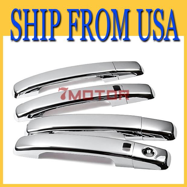 Us chrome door handle cover trim triple for nissan maxima altima brand new hot 