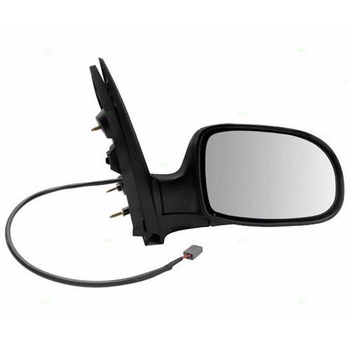 New passengers power side view mirror glass housing textured 95-98 ford windstar