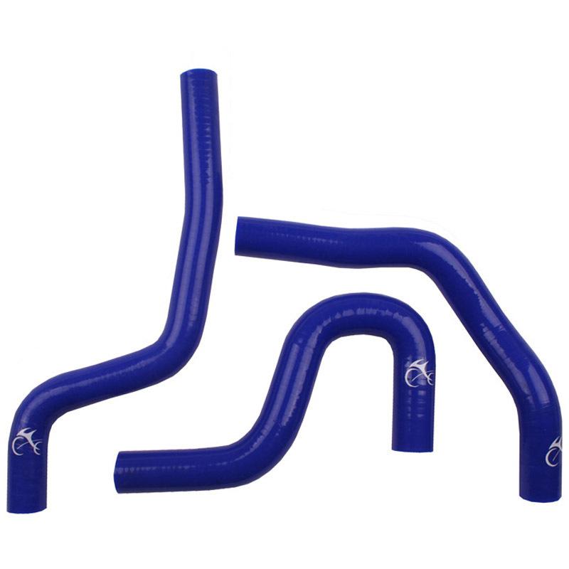 For honda cr85 cr80 cr85r silicone blue radiator hose kit 96-07 97 98 99 00 01