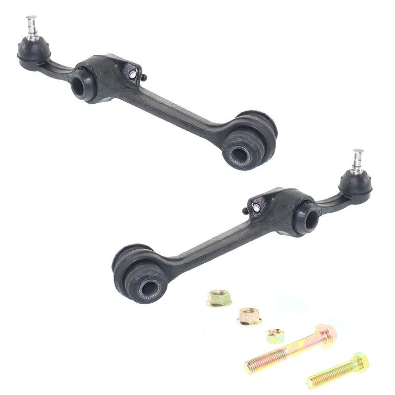 Control arm, front suspension, pair set of 2, right+ left, lower, w/ bushings