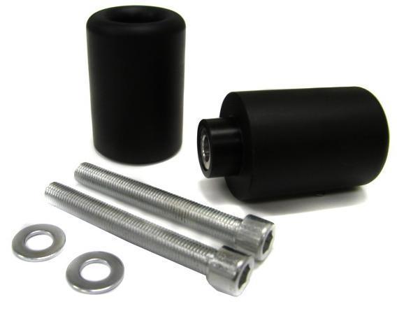 Black sportbike frame sliders for honda cbr929rr 2000-2001 / cbr954rr 2002-2003