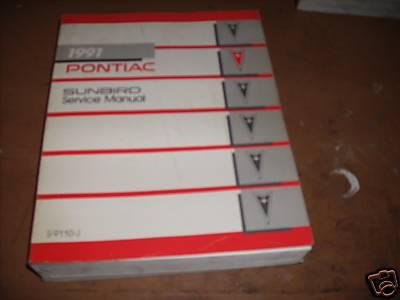 1991 pontiac sunbird service repair shop manual oem