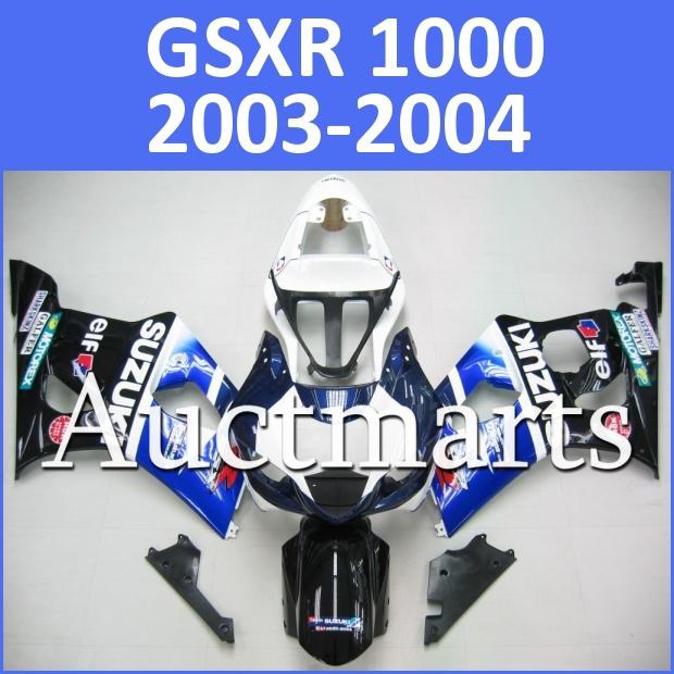 Fit suzuki 03 04 gsxr 1000 gsx-r1000 2003 2004 fairing k4 bodywork d9 d10