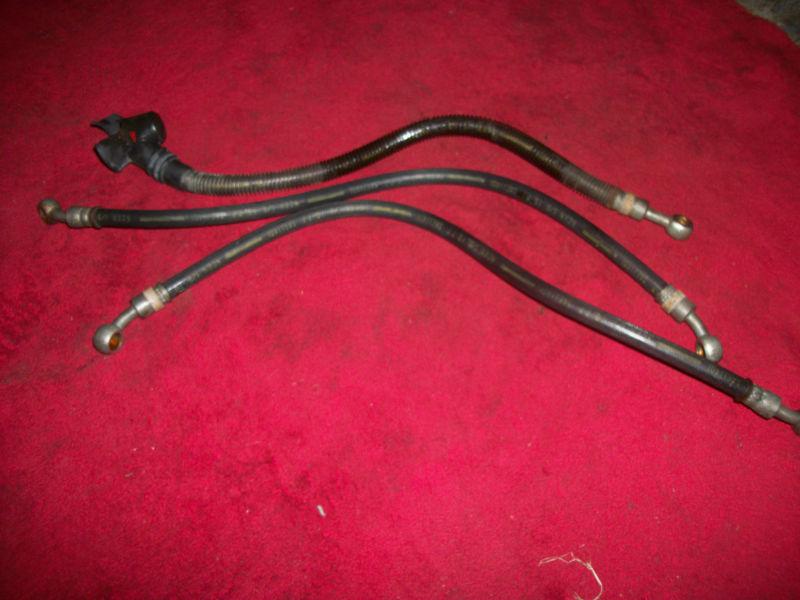 Drag bike kz z1 vintage x3 brake lines 73-80 kawasaki 900/1000