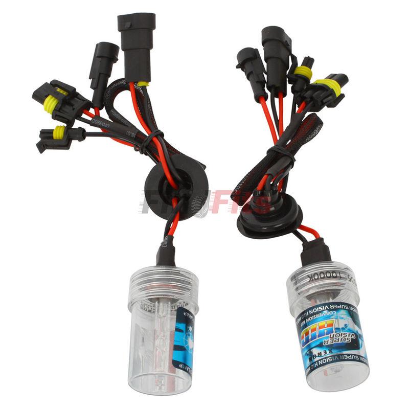 New 2pcs 12v hb3 9005 10000k 35w hid xenon light luminous flux 3200lm